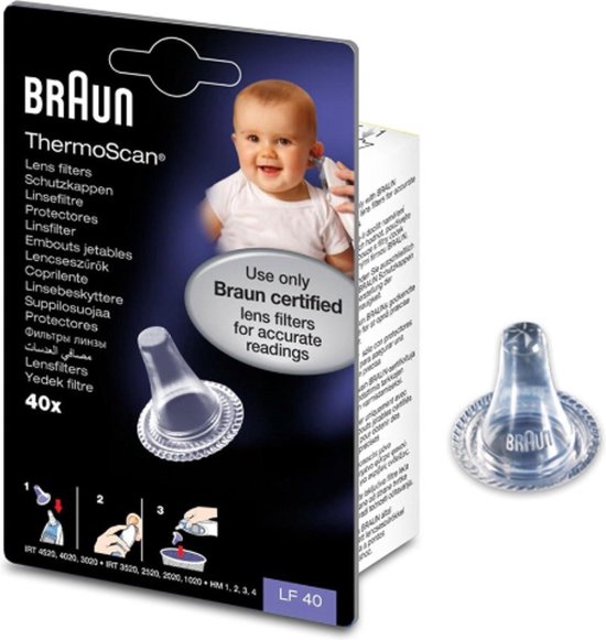 Braun LF40 Navulset Lensfilters oorthermometer