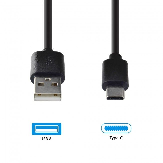 Grab 'n Go GNG-193 USB C Kabel 2 Meter (zwart)