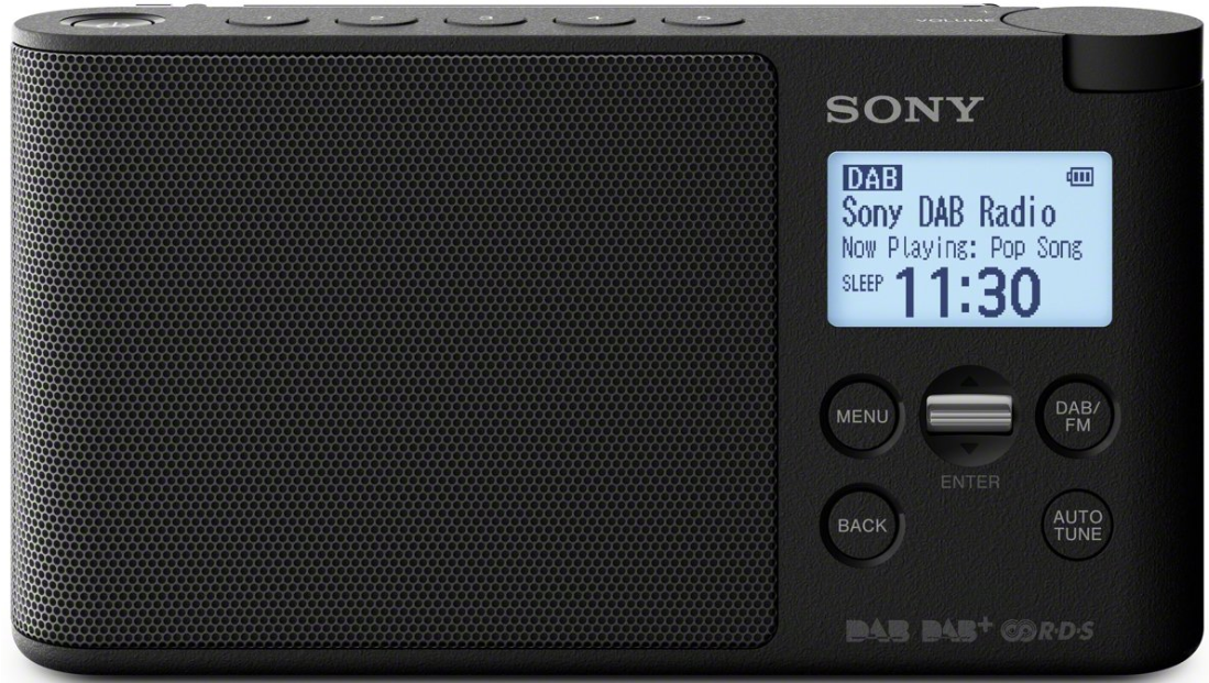 Sony XDR-S41D Zwart