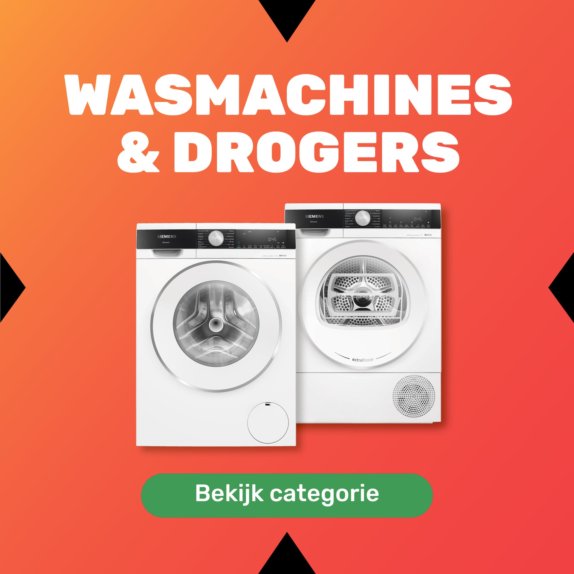 Siemens wasmachines en drogers