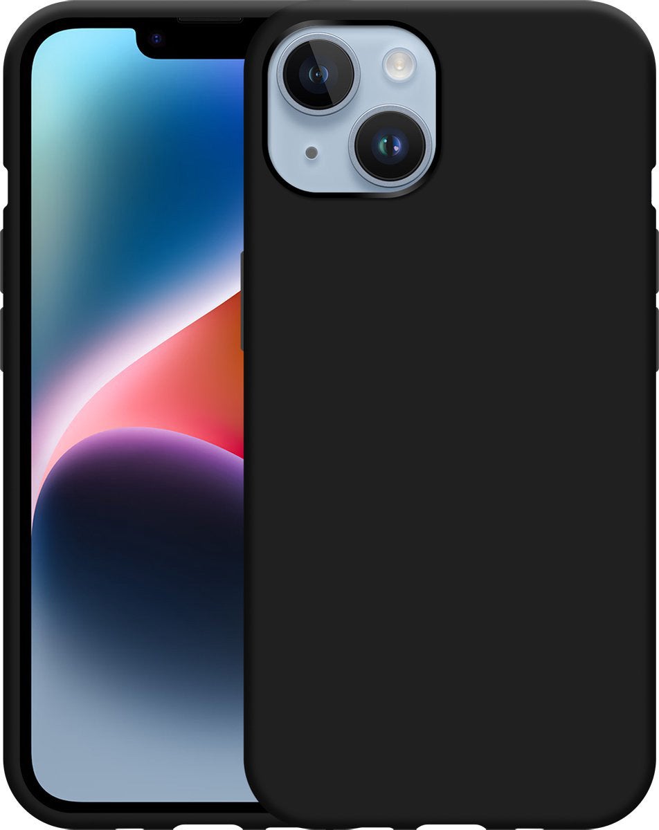 Cazy Soft TPU Case Zwart voor iPhone 14