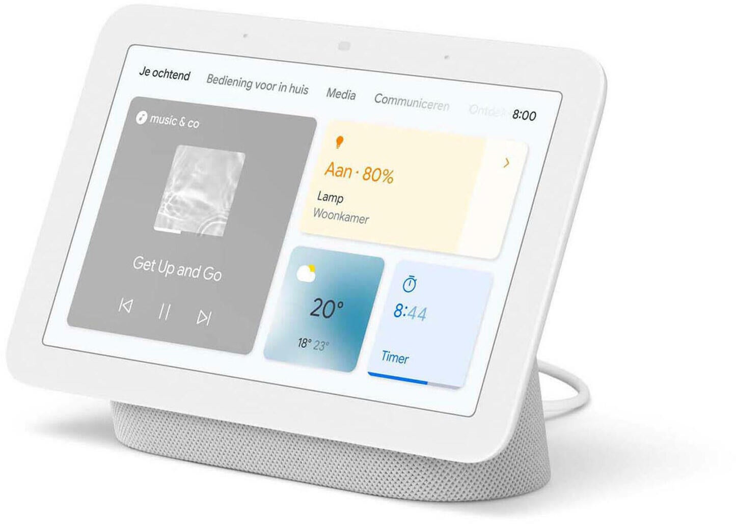 Google Nest Hub 2 Chalk (GA01331-FR)