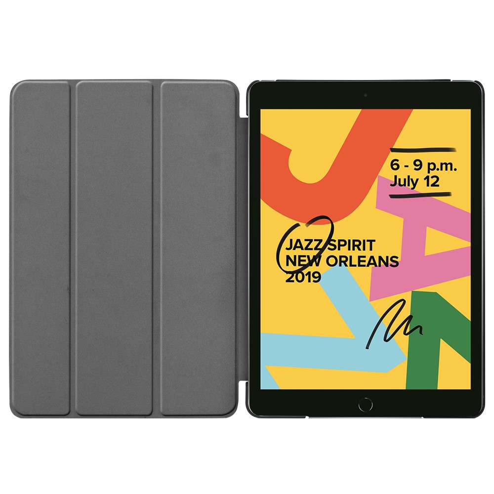 Just in Case  Smart Tri-Fold Case - Apple iPad 10.2 - Zwart