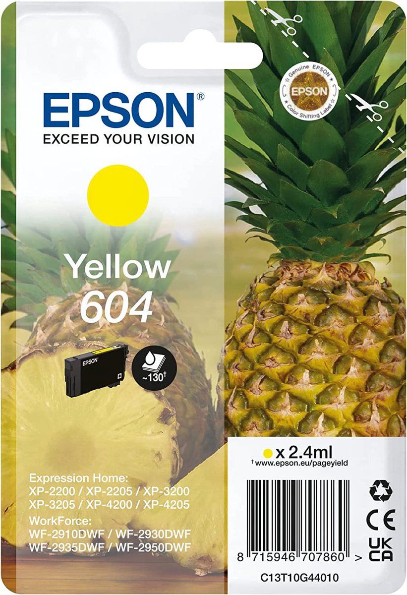 Epson 604 T10G44 Geel
