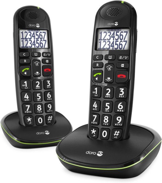 Doro Phone Easy 110 Duo Zwart