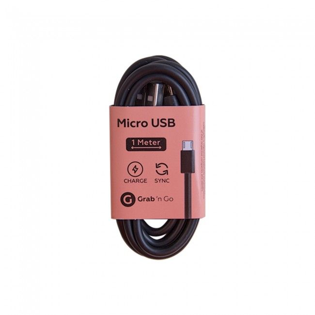 Grab 'n Go GNG-106 Micro USB Kabel (zwart)