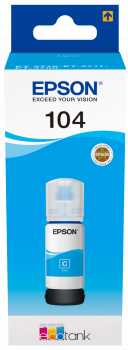 Epson Inktflesje Ecotank 104 Cyan