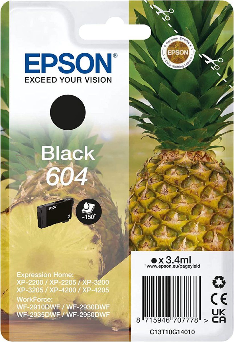 Epson 604 T10G14 Zwart