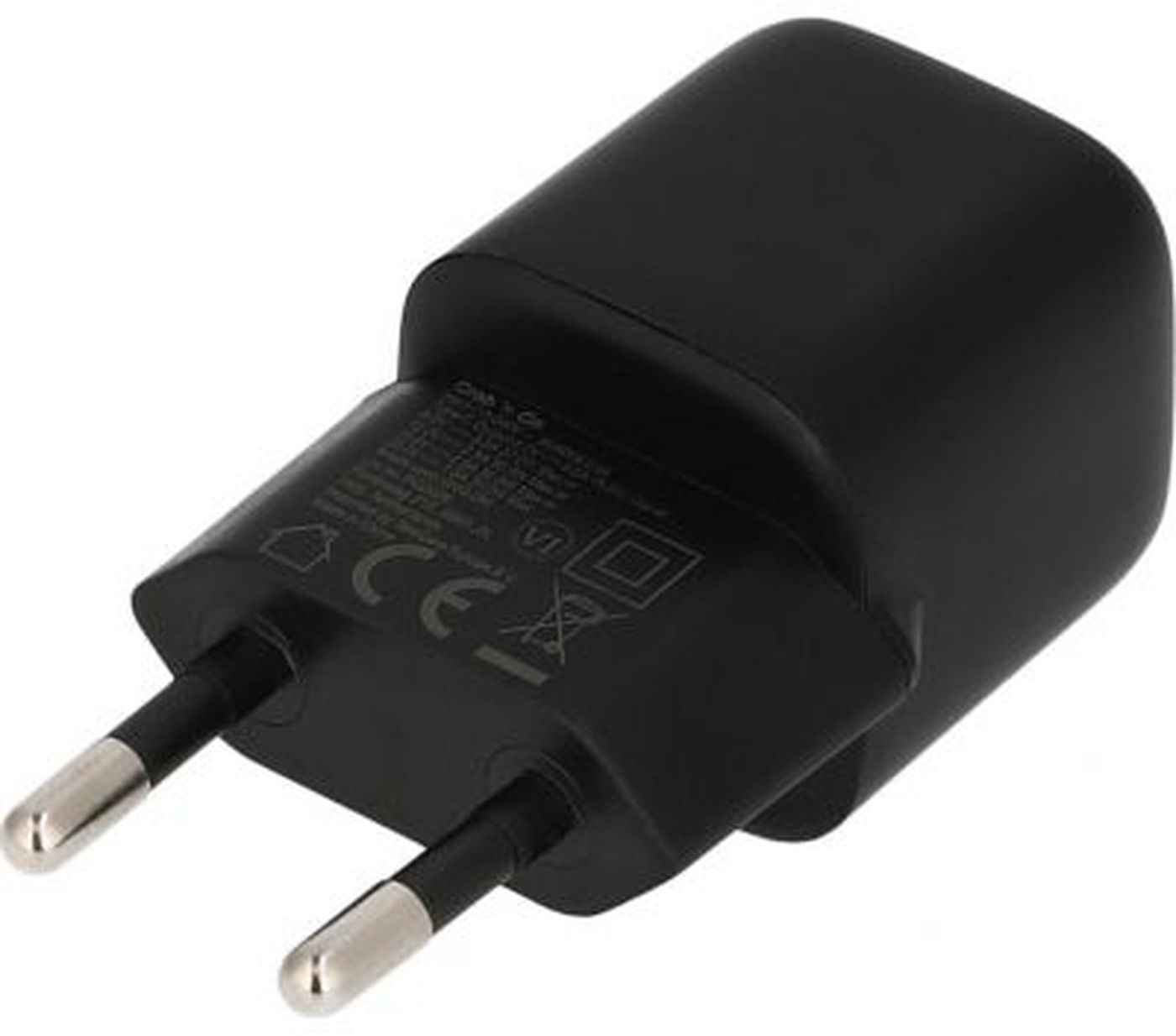 Grab n Go Single USB-C Oplader USB-C 1 Meter Power Delivery 30W 1.5A - Zwart