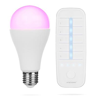 Smartwares Slimme bulb + afstandsbediening - variabele kleur HW1601R