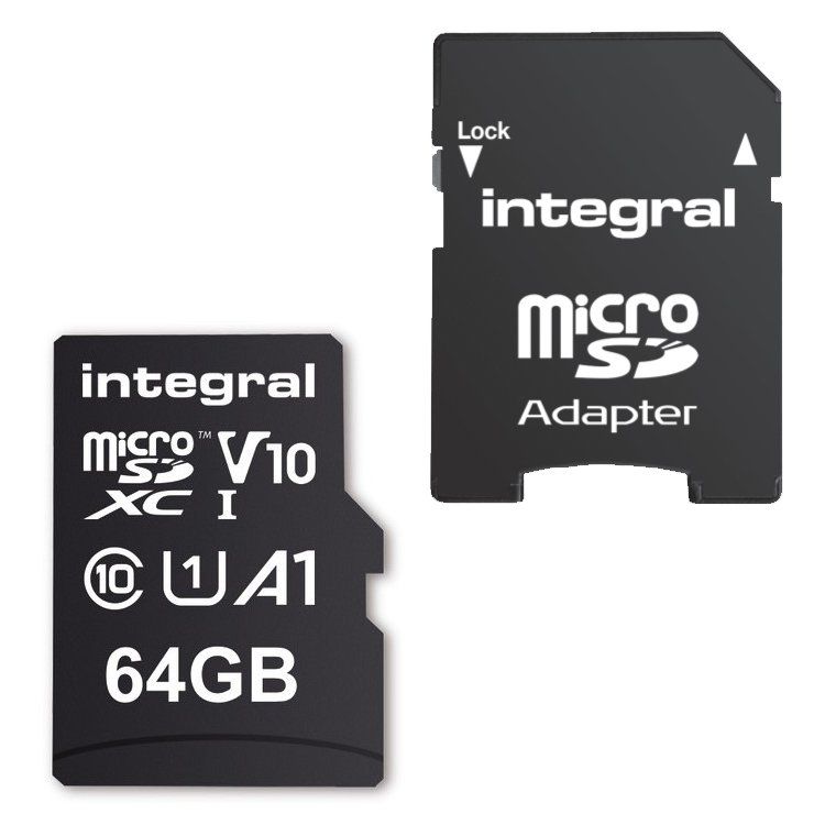 Integral 64 GB Micro SDXC (V10)