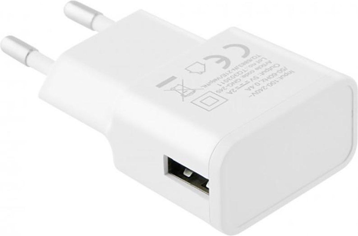 Grab 'n Go GNG-245 USB Lader 2.0 Amp (wit)