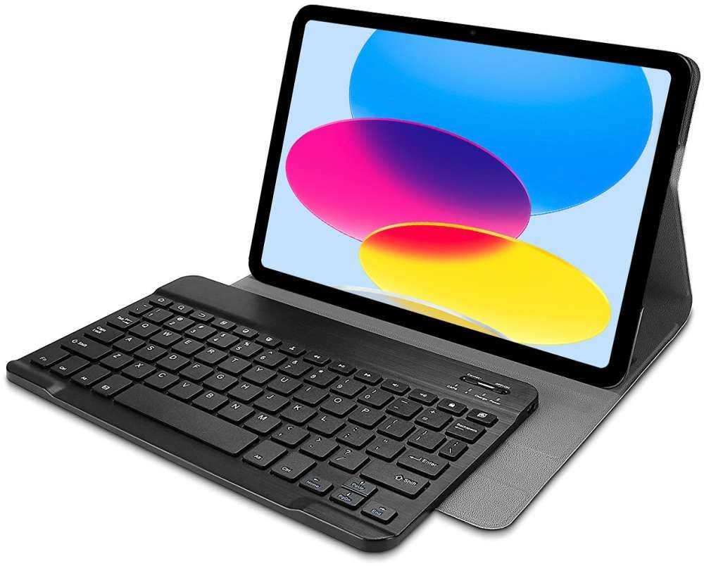 Just in Case Premium Bluetooth Keyboard Cover - Apple iPad 2022 - Zwart