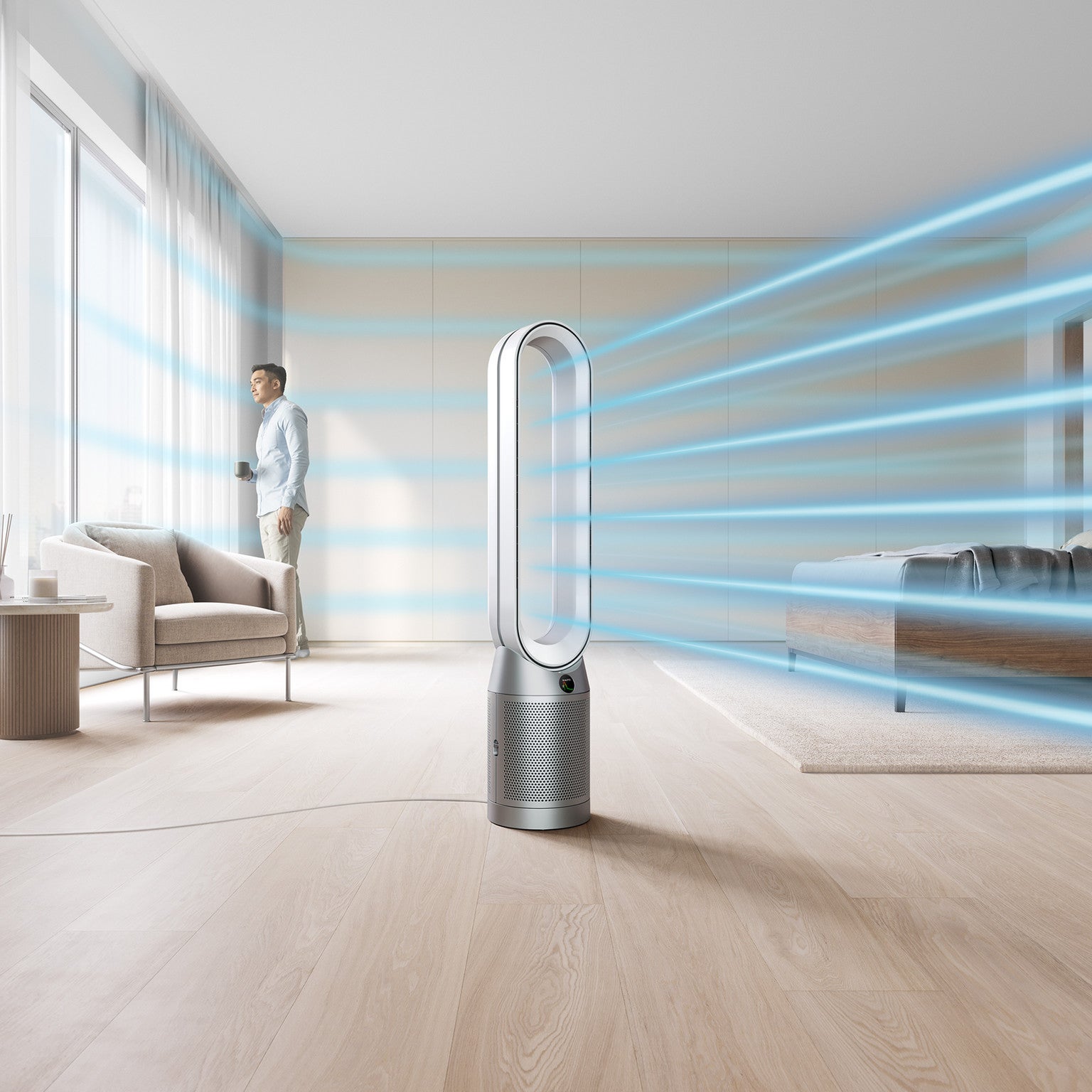 Dyson TP07 Purifier Cool Wit/Zilver
