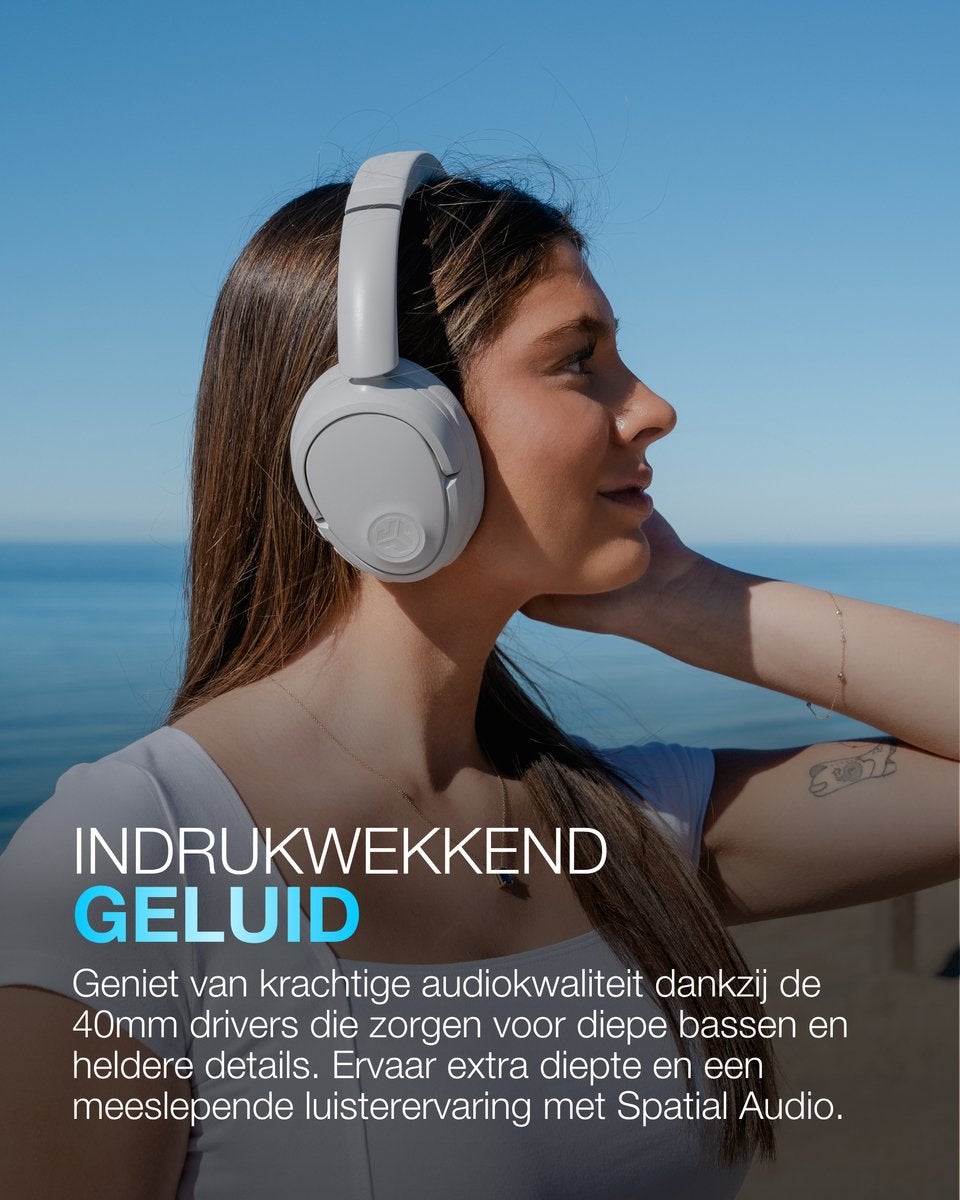 JLab JBuds LUX ANC Cloud White