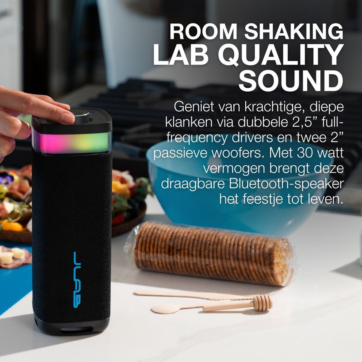 JLab JBuds Party Zwart