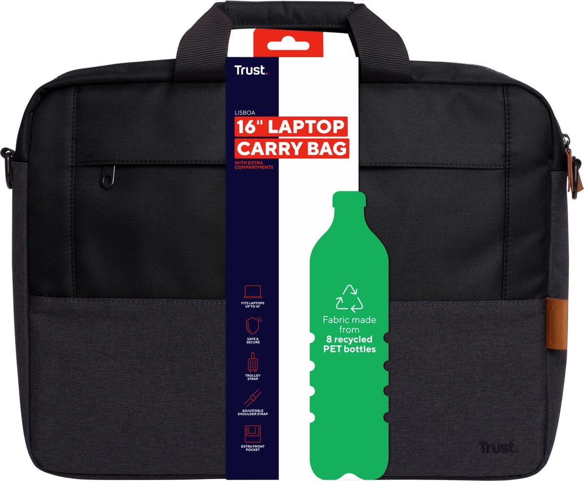 Trust Lisboa 16" Eco Zwart
