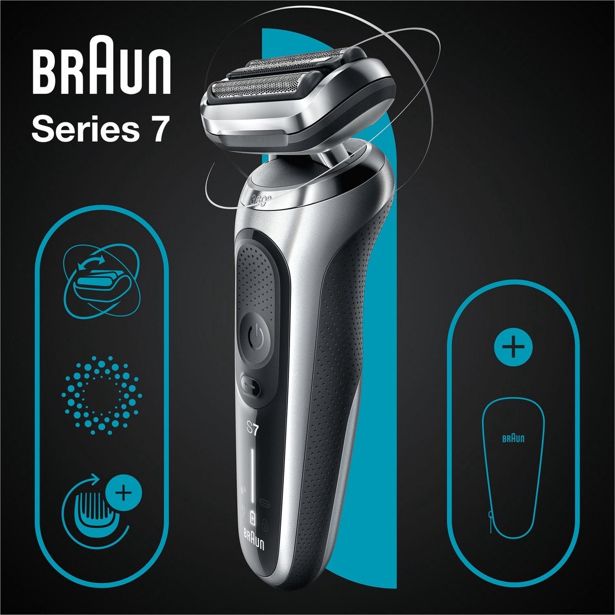 Braun Series 7 71-S1000s Wet & Dry Zilver