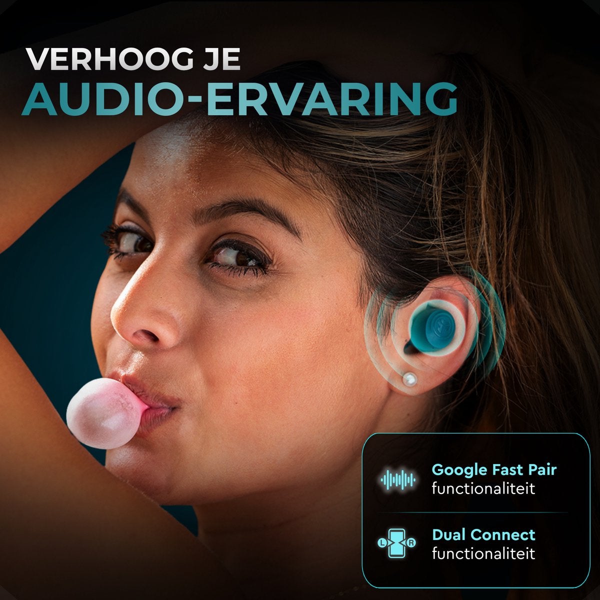 JLab Go Air Pop True Wireless Groen