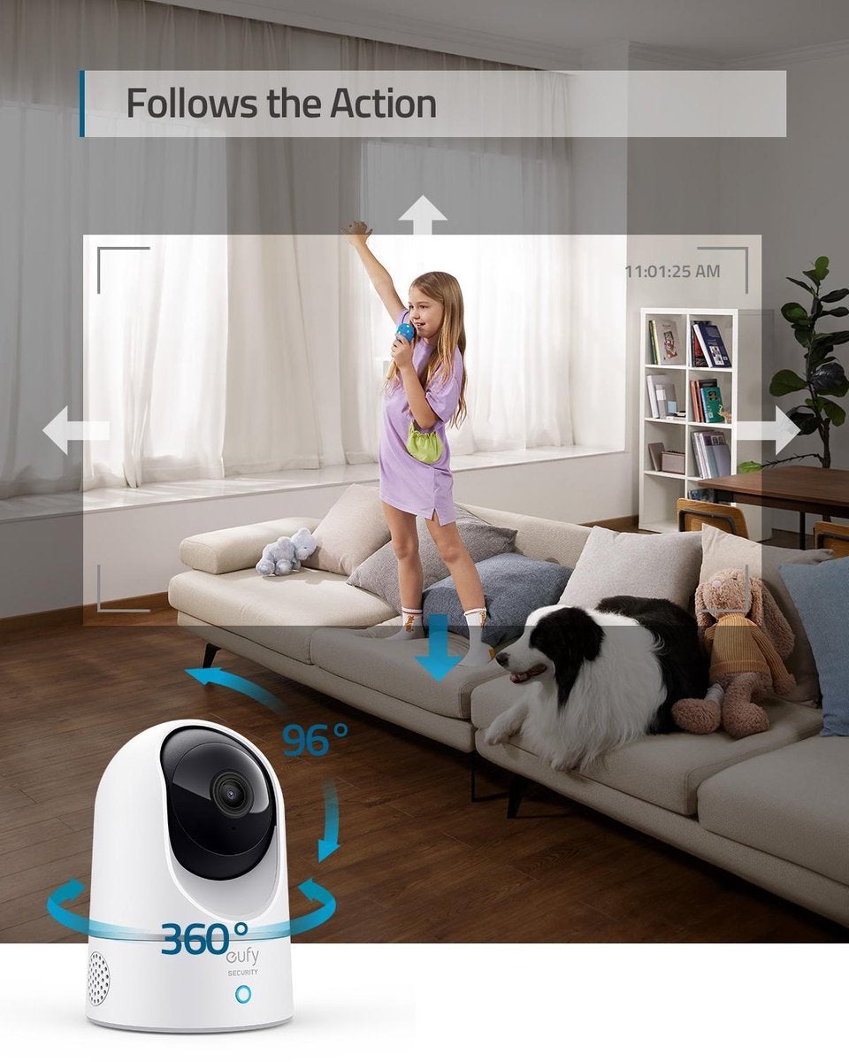 Eufy E220 Indoor Cam 2K Pan & Tilt