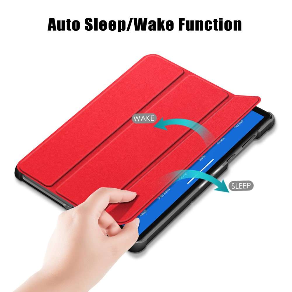 Just in Case Smart Tri-Fold Case - Lenovo M10HD - Rood