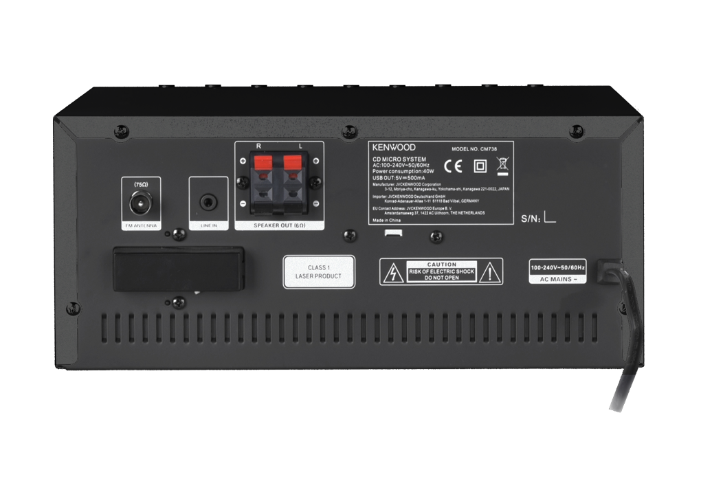 Kenwood M-9000S Zwart