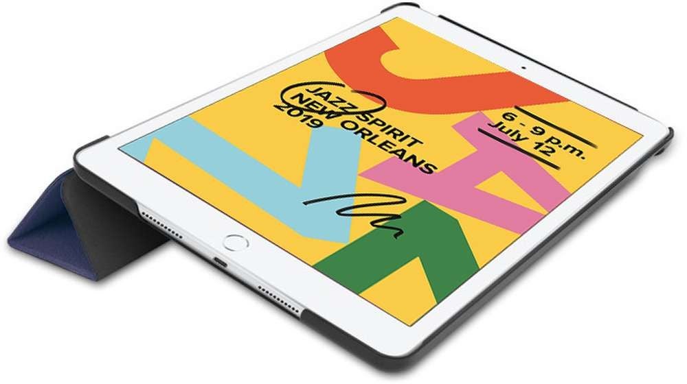 Just in Case Smart Tri-Fold Case - Apple iPad 10.2 - Blauw