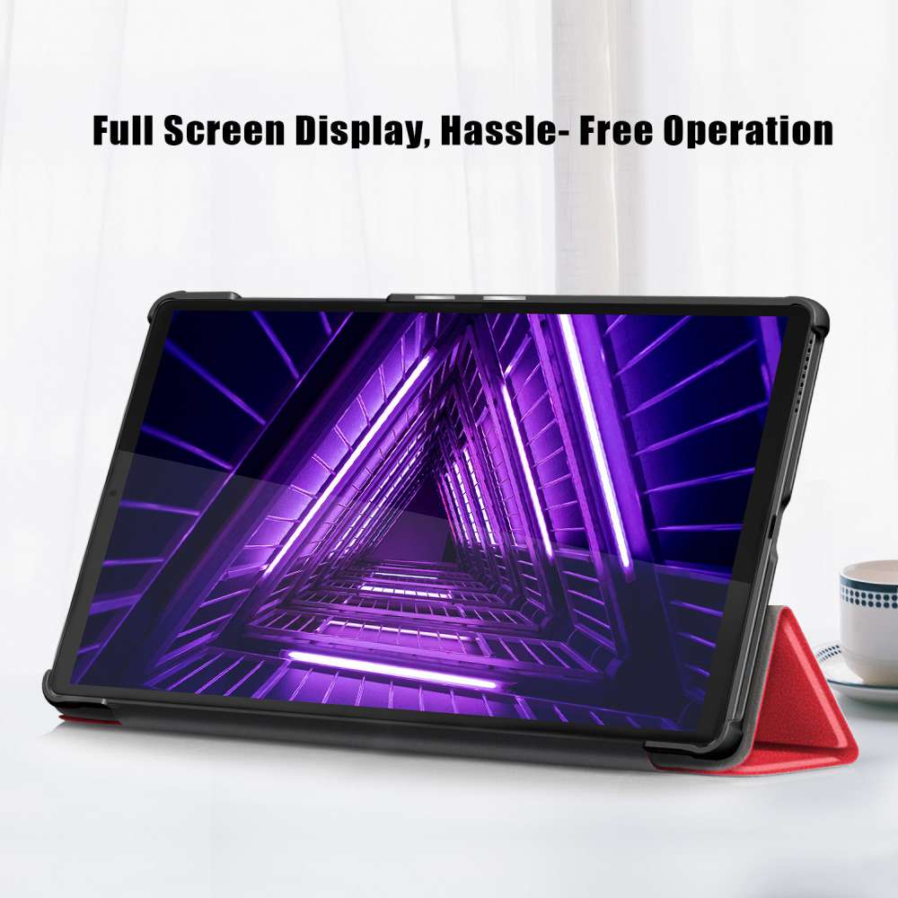 Just in Case Smart Tri-Fold Case - Lenovo M10HD - Rood