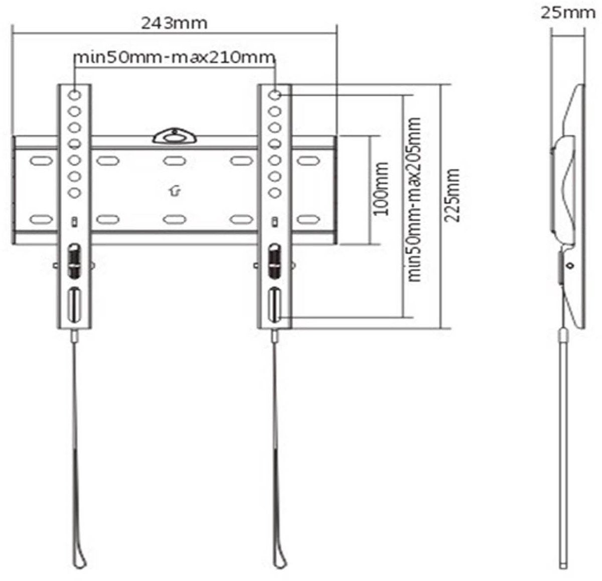 Gembird WM-42F-01 (23 - 42 inch)