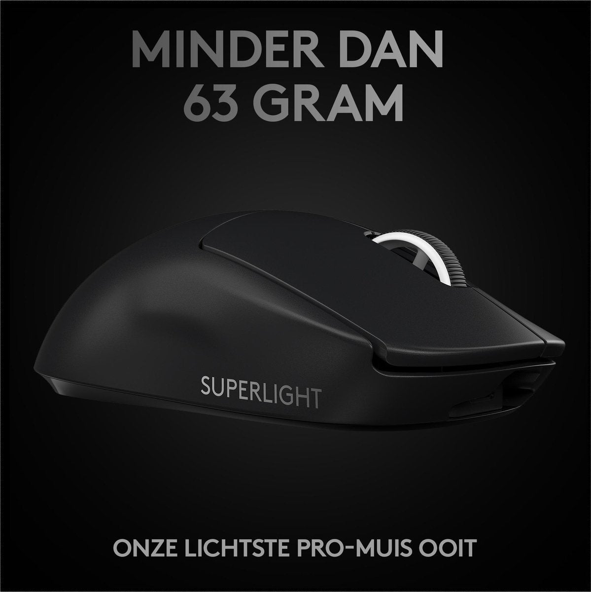 Logitech G Pro X Superlight Zwart