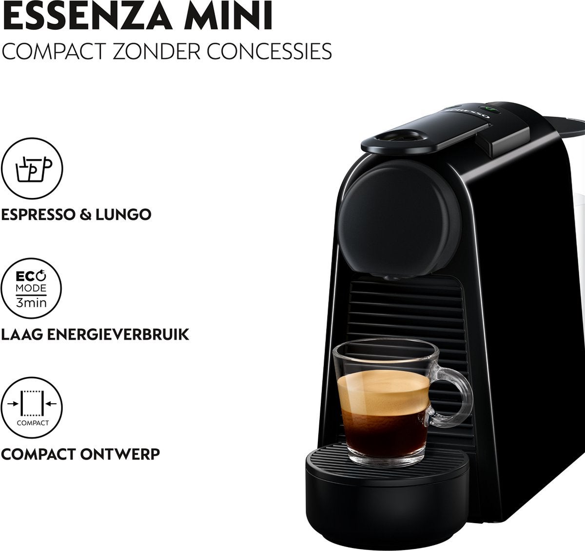 De'Longhi Nespresso Essenza Mini & Milk EN85.BAE