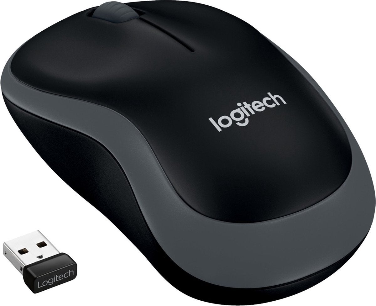 Logitech M185 Grijs/Zwart