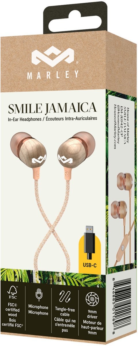 House of Marley Smile Jamaica USB-C Copper