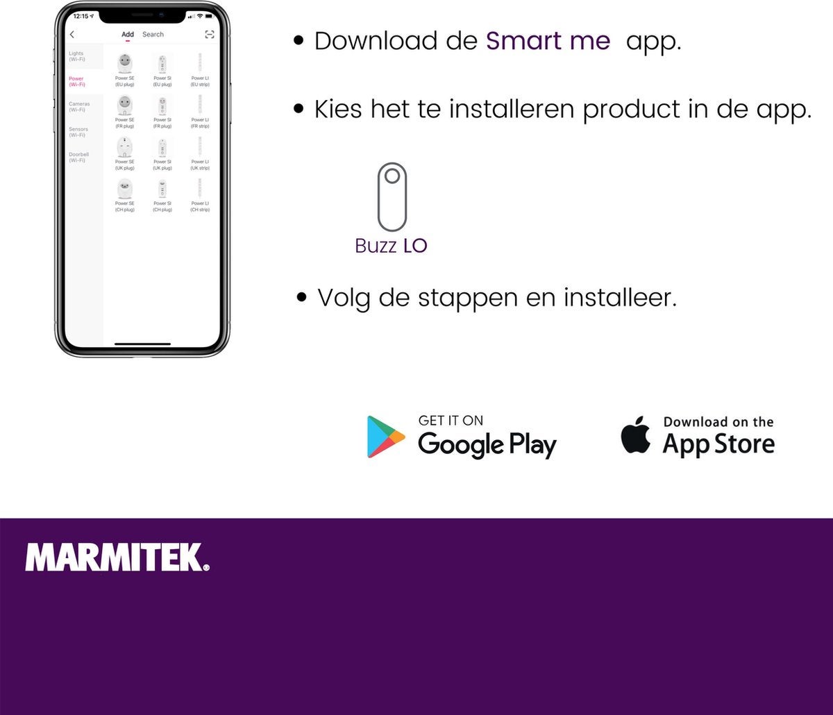 Marmitek Buzz LO + Bell ME Wit