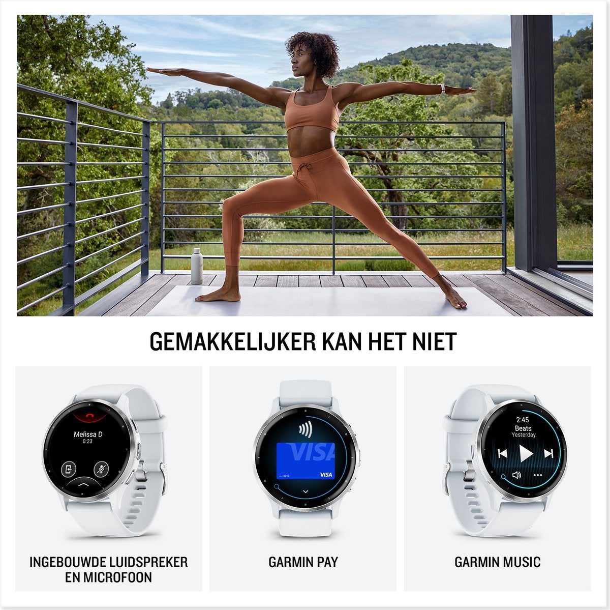 Garmin Venu 3S Goud/Wit