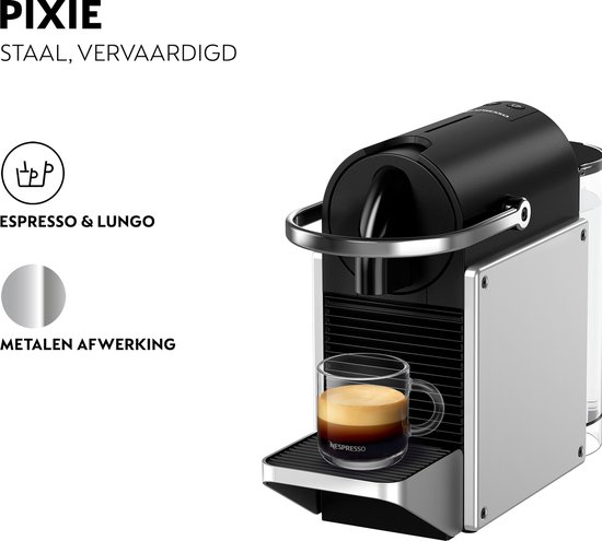 Magimix Nespresso Pixie M113 Metaalgrijs