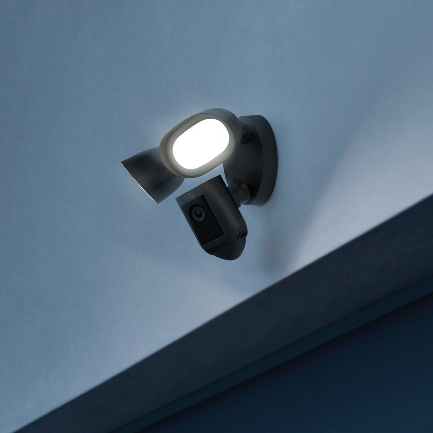 Ring Floodlight Cam Wired Pro Zwart