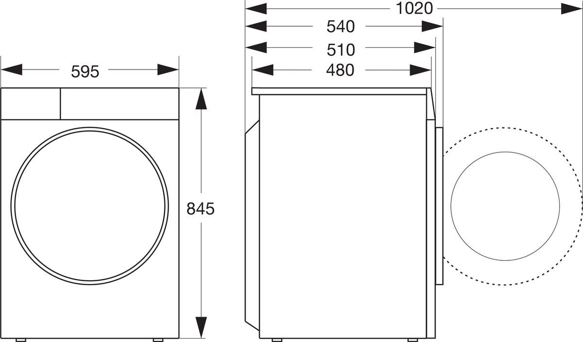 Hisense WF3S9043BW3/BLX