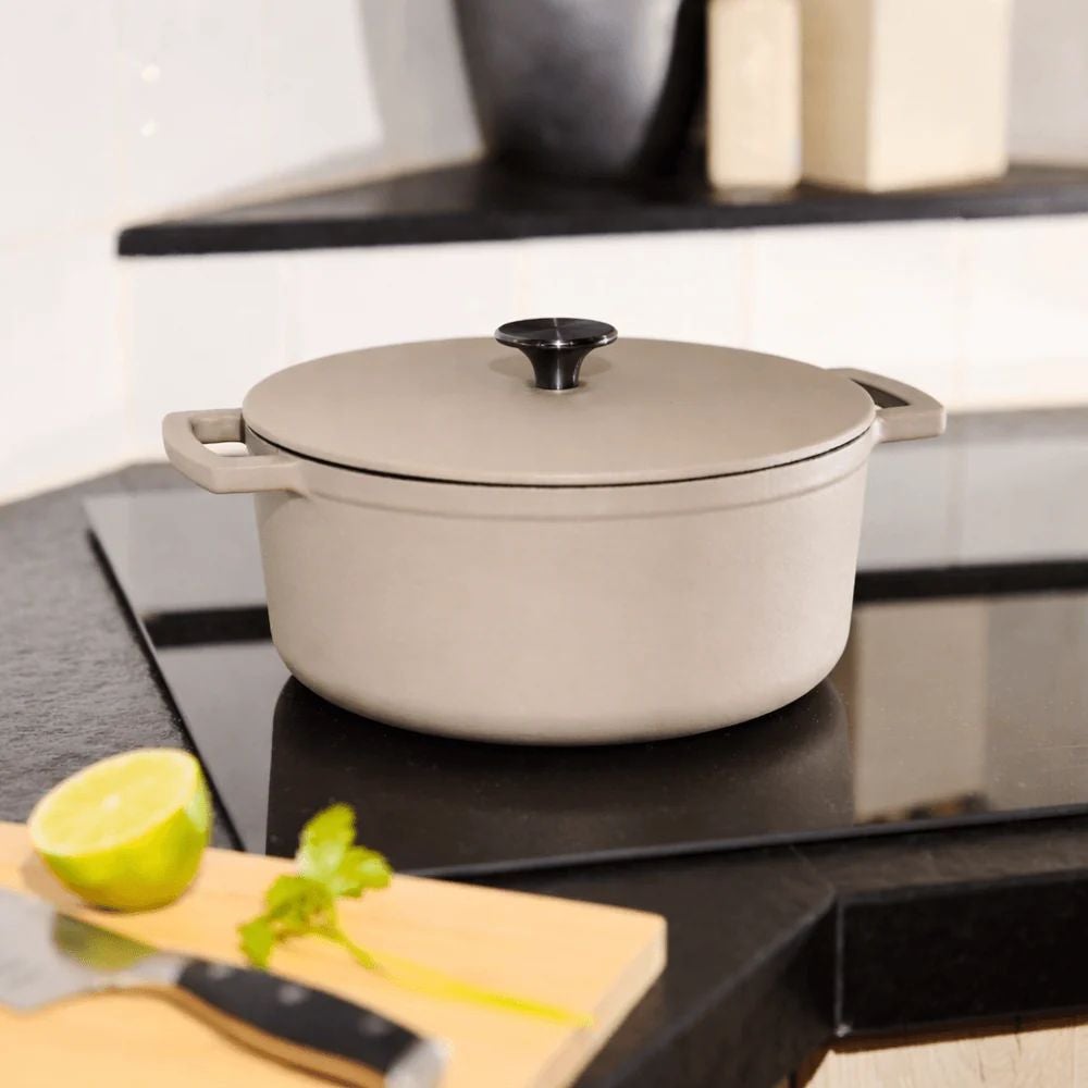 Cook & Pan Taupe of Mind Gietijzeren braadpan 28 cm