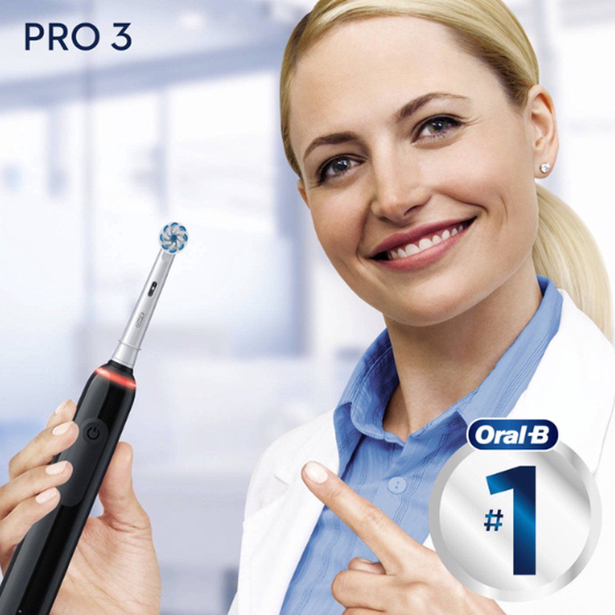 Oral-B Pro 3 3000 Pure Clean Zwart