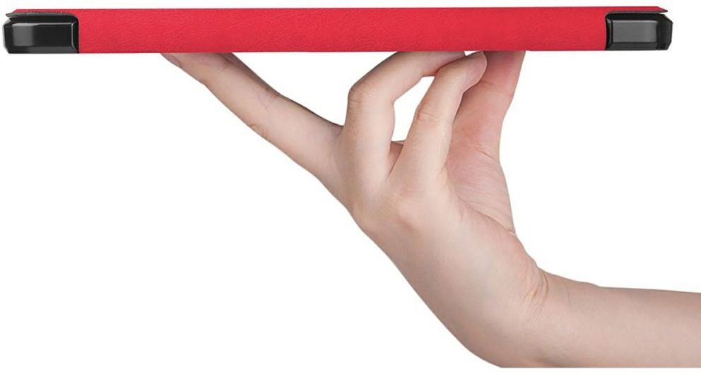 Just in Case Samsung Galaxy Tab S7 TriFold Smart Book Case Pen Slot Rood