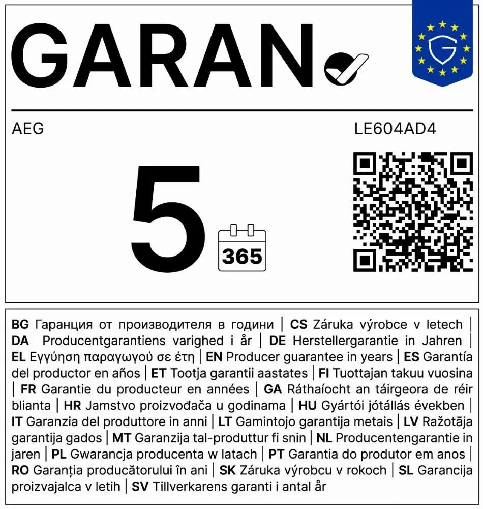 AEG LE604AD4 - 6000 ProSense
