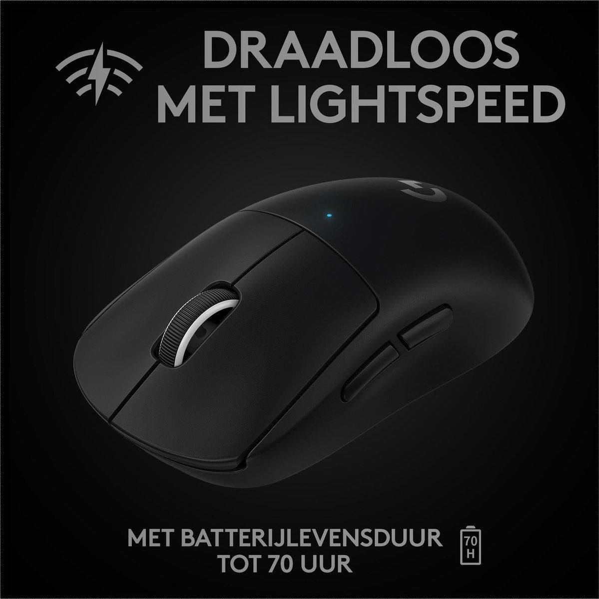 Logitech G Pro X Superlight Zwart