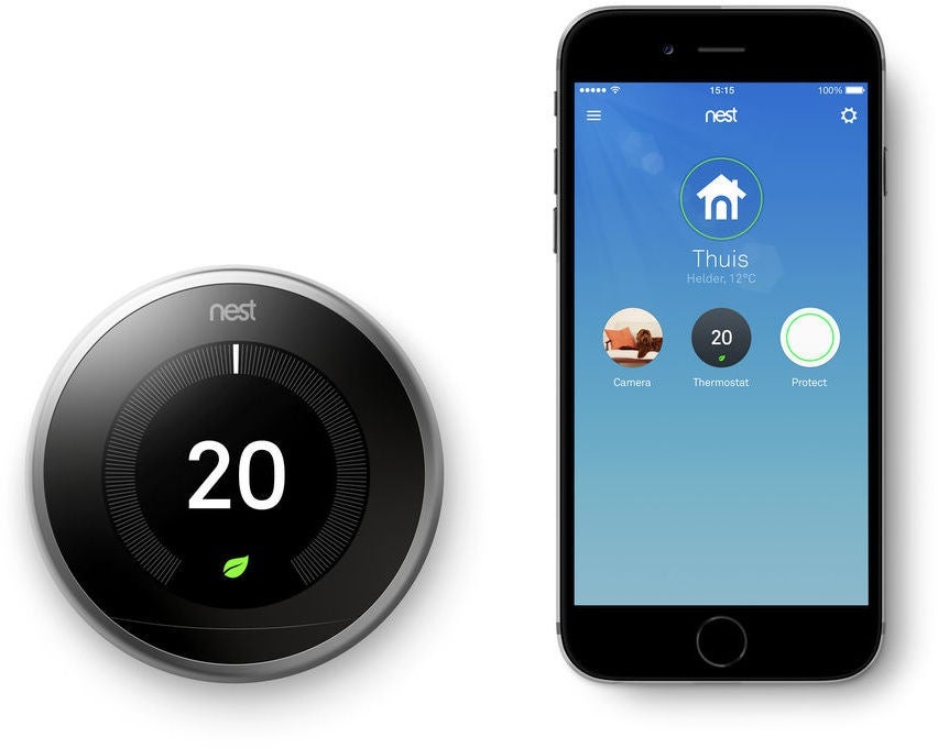Google Nest Learning Thermostaat V3 Zilver
