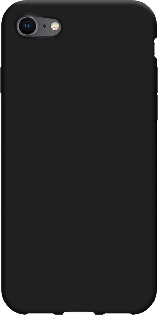 Just in Case Soft TPU Case voor iPhone SE 2020/SE 2022 Zwart