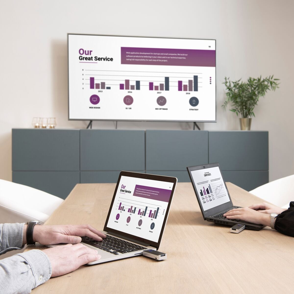 Stream S2 Pro Draadloos HDMI Presentatiesysteem