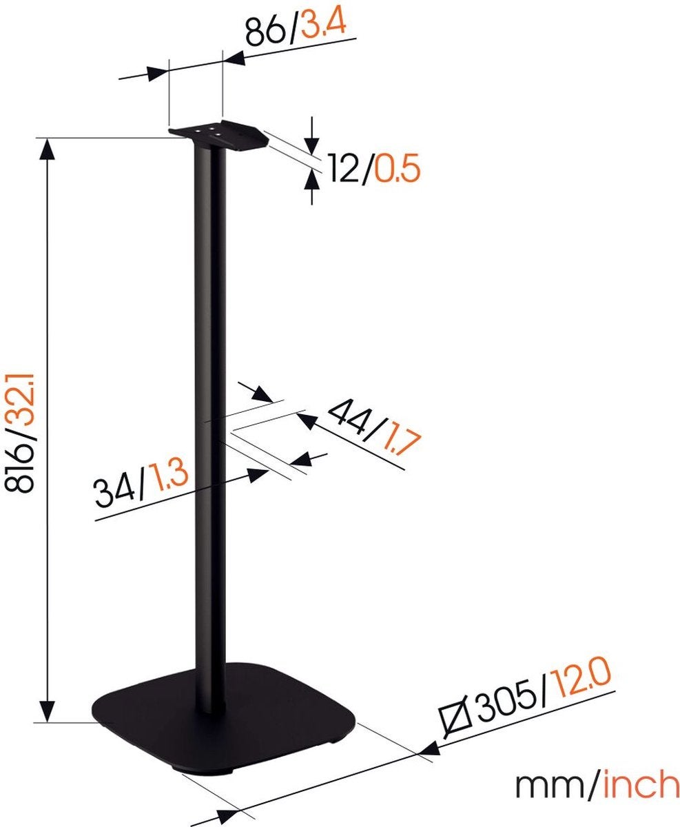 Vogel's SFS 4133 voor Sonos Era 300 Zwart