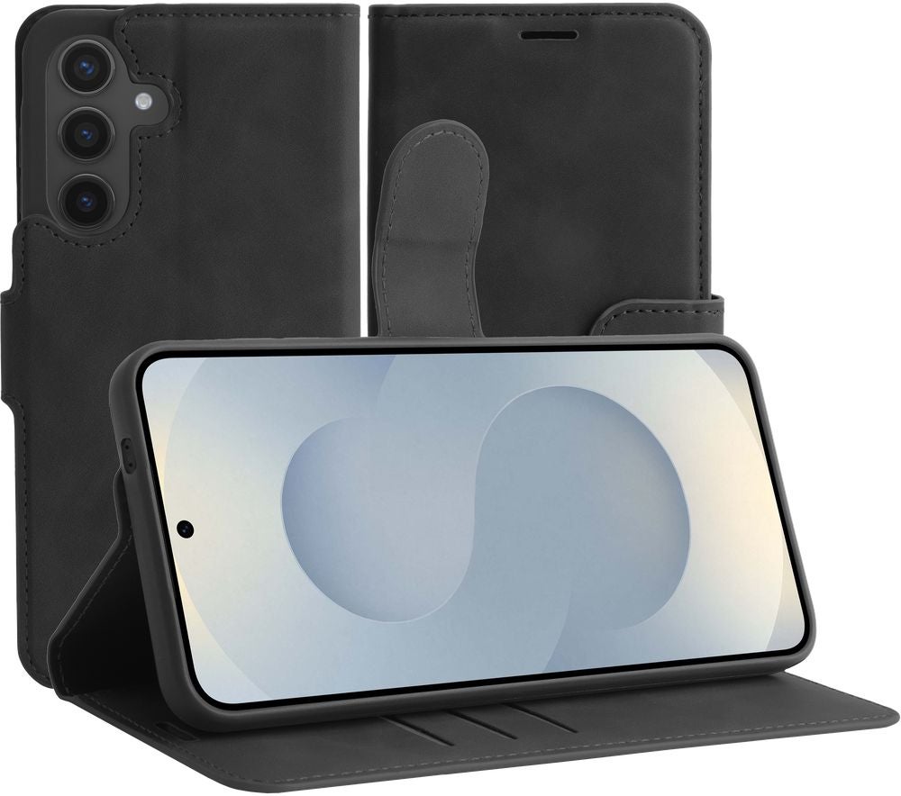 Just in Case PrimeWallet Case Samsung Galaxy S25+ PU leather Wallet Case Black