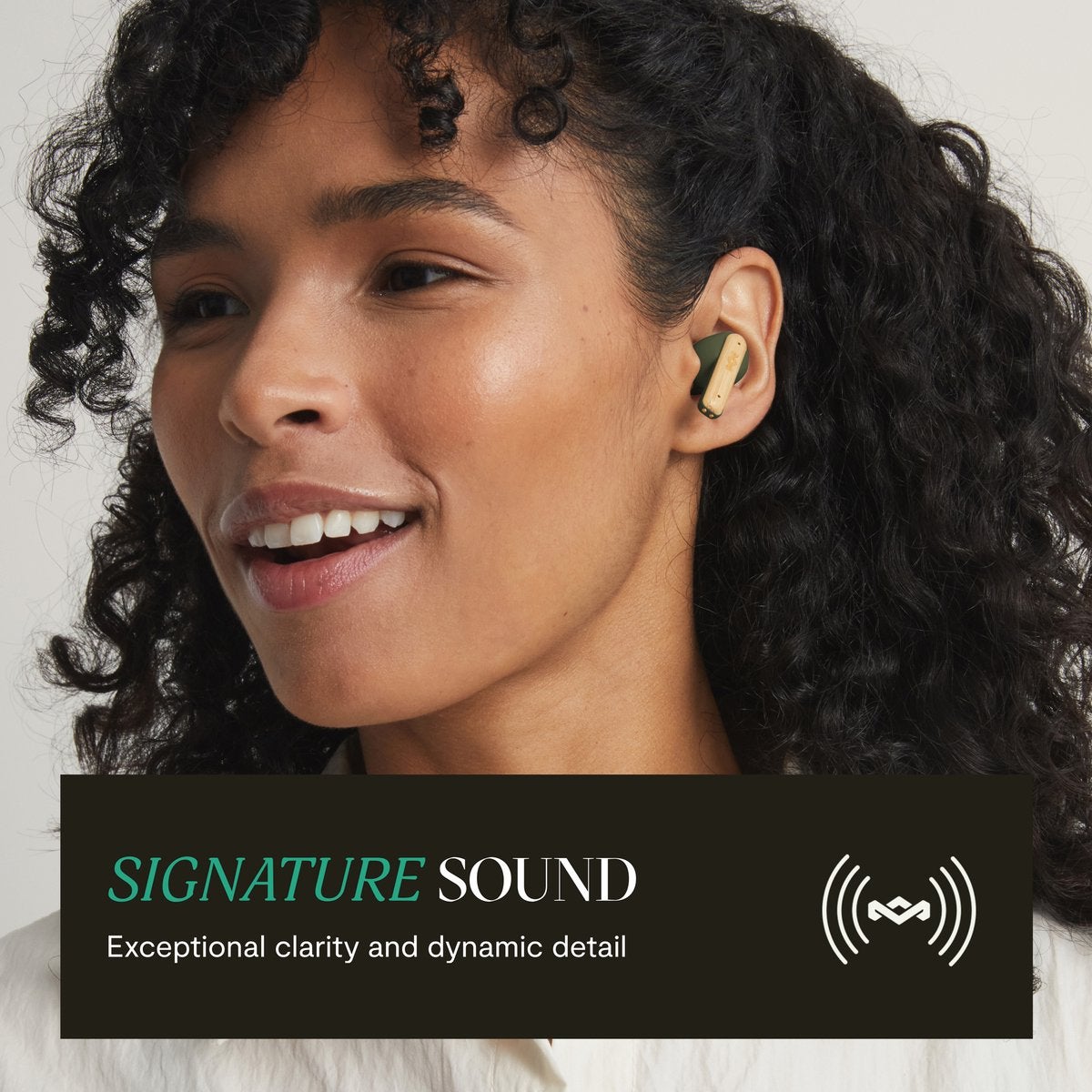 House of Marley Little Bird True Wireless Groen