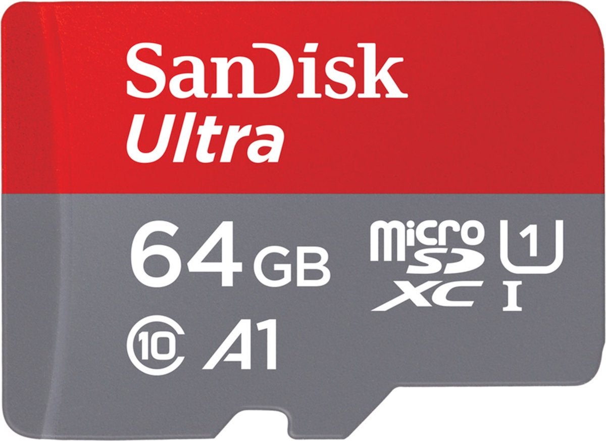 SanDisk Ultra microSDXC 64GB + SD-adapter